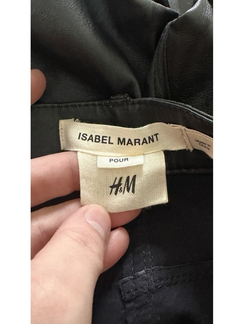 ISABEL MARANT FOR H&M NAPA LEATHER LACE UP CORSET MOTO CROPPED PANT~ 4 - Picture 12 of 14